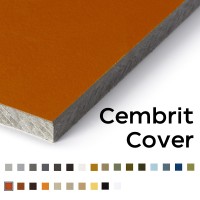 Фіброцементна панель CEMBRIT COVER для вентфасадів