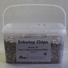 Декоративные чипсы для наливного пола ENKE TOP CHIPS, 2,5 кг